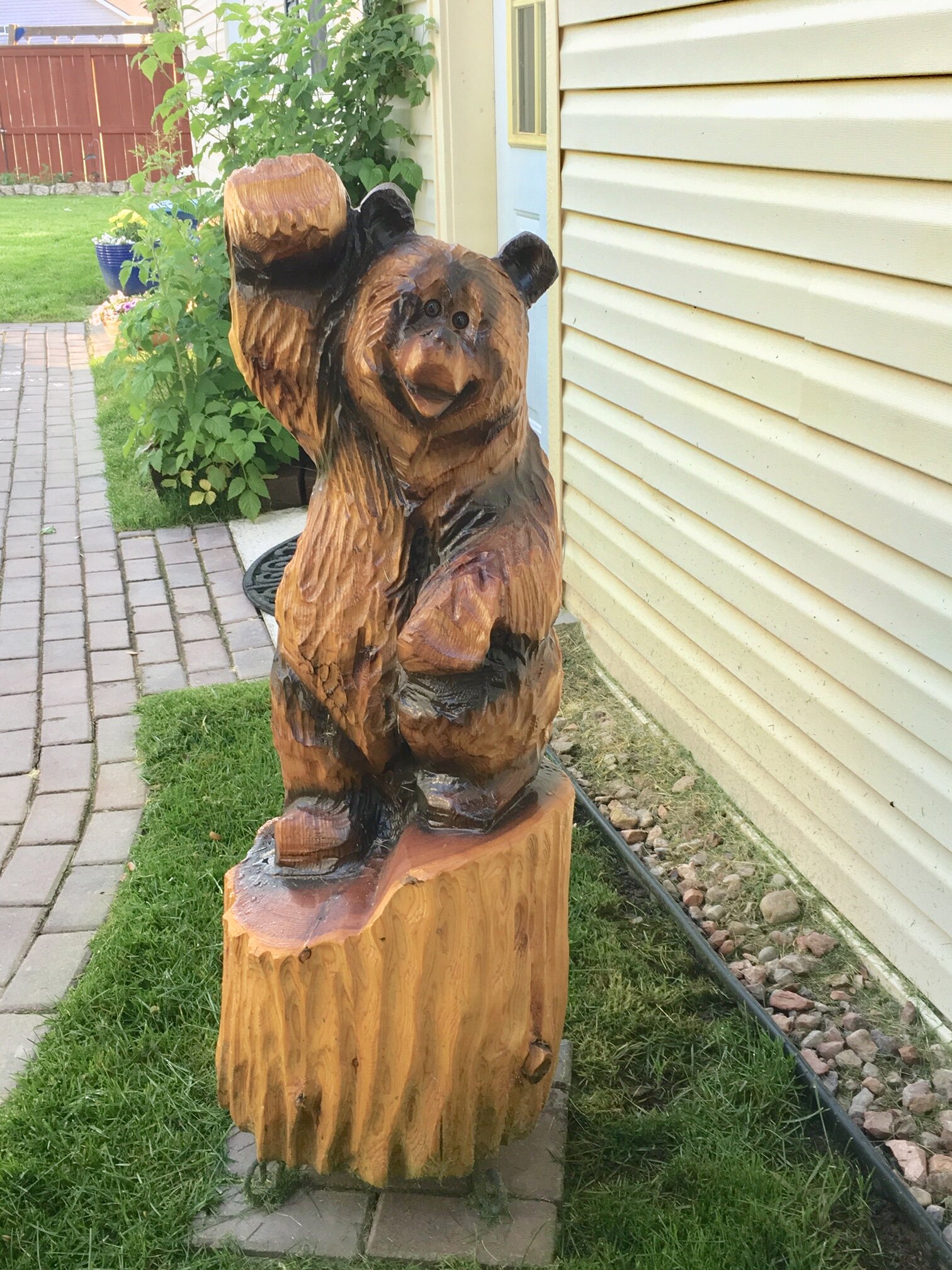 Bear Inspired Cabin Signs! 3 Waver on Stump