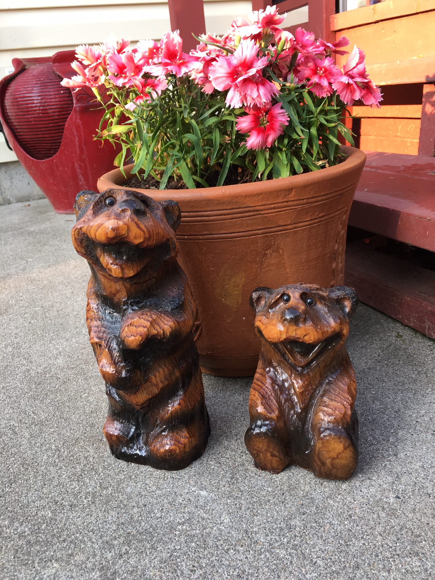 Bear Inspired Cabin Signs! 1 Small Carved Bears